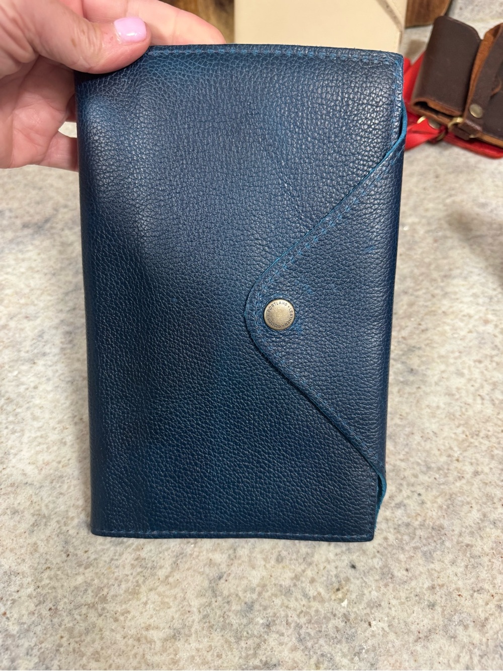 Portland Leather Large Caspian Snap Journal
